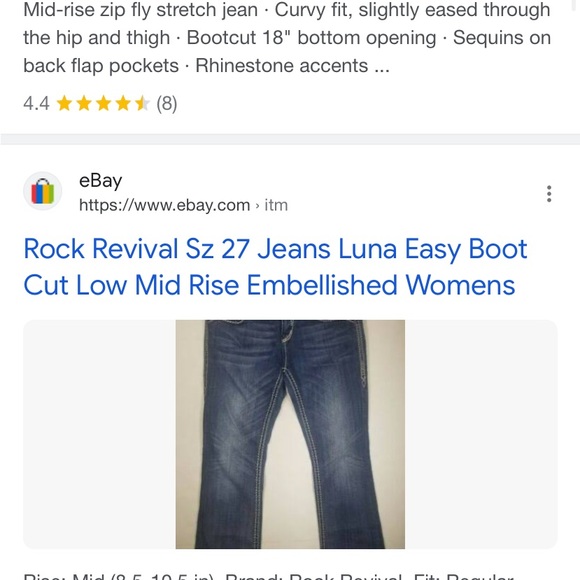 EUC CUTE ROCK REVIVAL LUNA EASY BOOT CUT 27/35 - Picture 12 of 12